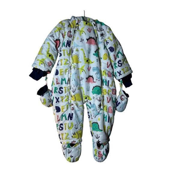 Vine Other - VINE Boy’s Dinosaur & Alphabet Snowsuit / Size: 18-24 Months